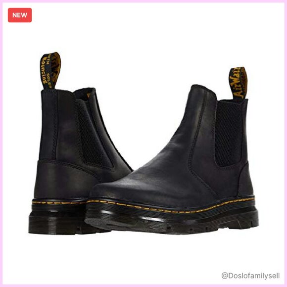 Unisex Chelsea Boots Classic Retro Pull-On Leather Comfortable Urban Style - Picture 2 of 3